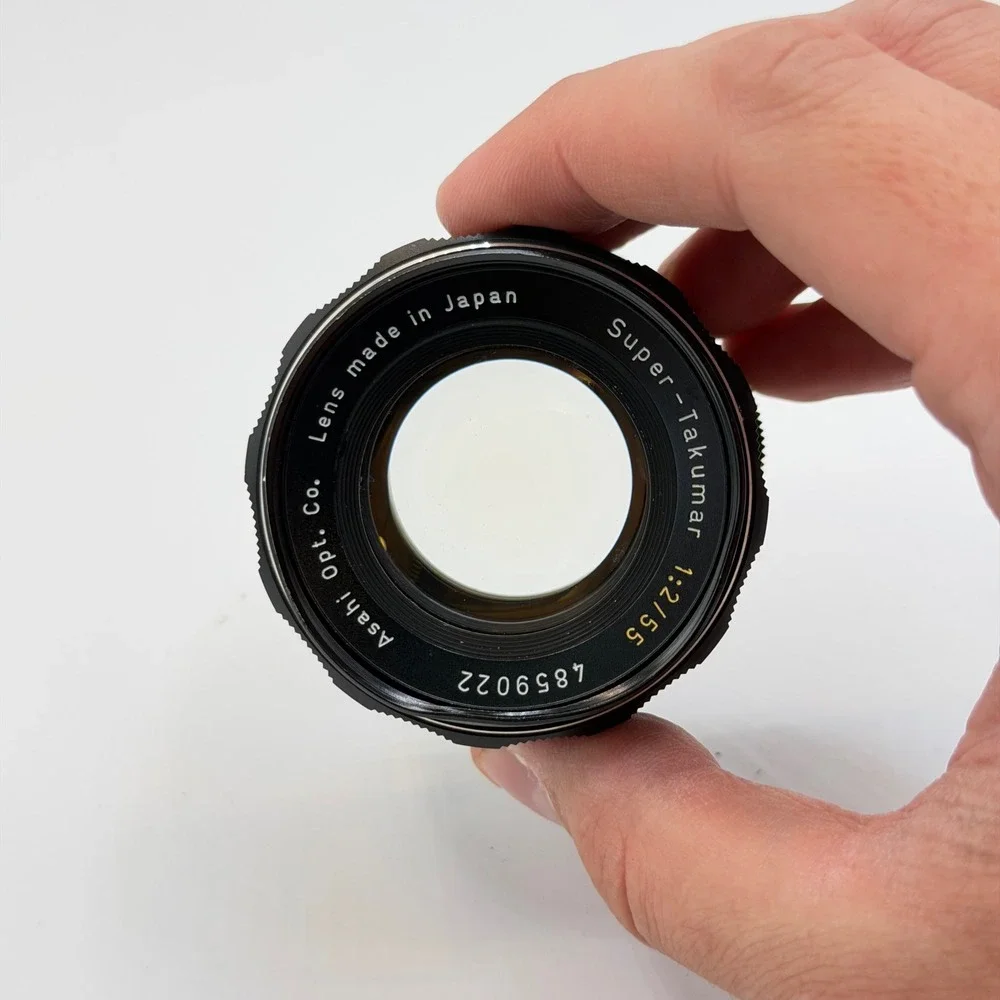 Asahi Pentax Super-Takumar 55mm f/2 M42 Screw Mount Prime Lens Japan 4859022